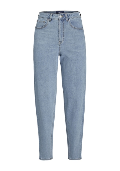 Jack & Jones Kadın Mom Fit Jean - Lisbon 12227293 Light Blue Denim Mavi