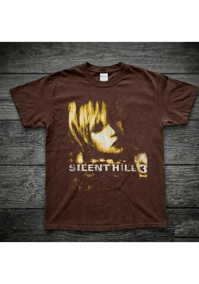Startmore Slient Hill 3 Baskılı Vintage Y2k Tee Tshirt Dijital Baskılı Gaming&story Supertee Design Kahverengi