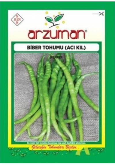 Arzuman Acı Kıl Sivri Biber 10 G