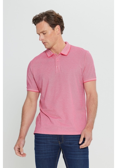 Ac&Co / Altınyıldız Classics 4A4820200047Fub3 Düğmeli Polo Yaka Cepsiz Slim Fit Erkek Tişört Fuşya - Beyaz Beyaz - Pembe Ac&Co / Altınyıldız Classics 4A4820200047Fub3 Düğmeli Polo Yaka Cepsiz Slim Fit Erkek Tişört Fuşya - Beyaz Beyaz - Pembe