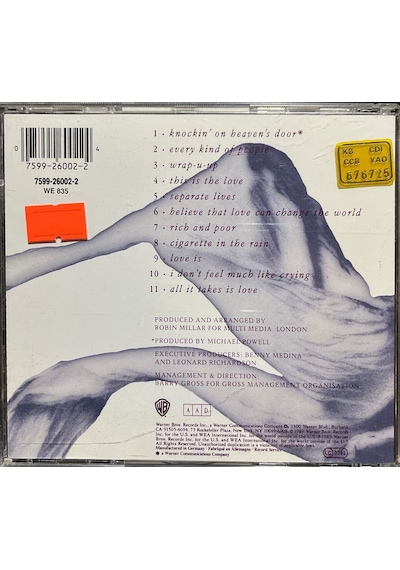 Plak Değildir Cd Dir Cd Randy Crawford Rich And Poor Cd