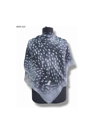 Dolce Cotton Dolce Cool Desenli Flamlı Pamuk Eşarp 1015-123 Çok Renkli