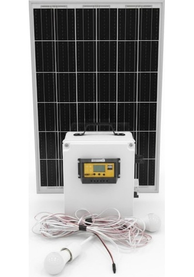 60w Taşınabilir Solar Aydınlatma Ve Güç Paketi