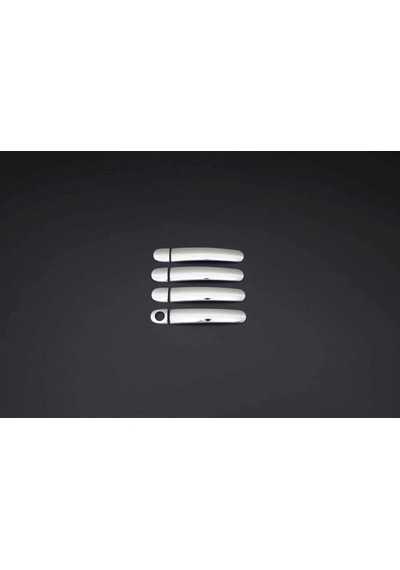 Vw Volkswagen Polo 6r Uyumlu Hb Kapı Kolu 4 Parça 2009-2017 Paslanmaz Krom