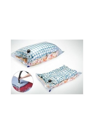 Ayrex 2 Adet Büyük Boy 80 Cm X 100 Cm Vakumlu Poşet Vakumlu Hurç Vakumlu Torba Yorgan Yastık Saklama Hurcu Diğer
