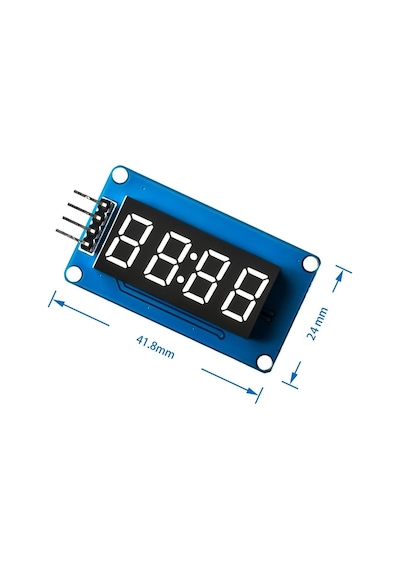 Emes Robotik Tm1637 4 Hane 4 Digit Dijital Seri 7 Segment Ekran Saat Iıc Tm1637 4 Modül