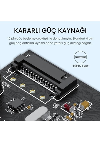 Pcı Express To 2 Port 9 Pin Rs-232 Seri Com Db9 Genişletme Kartı