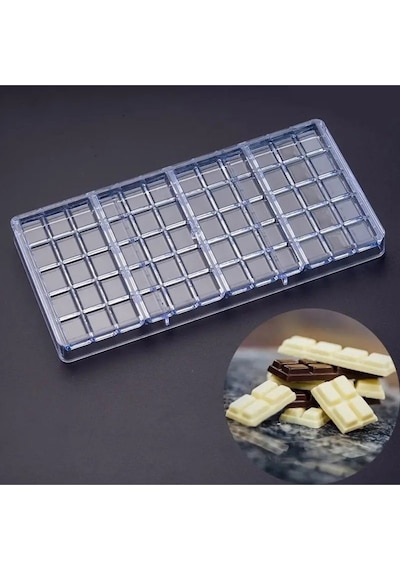 Polikarbon Tablet Çikolata Kalıbı Çok Renkli