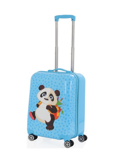 Mçs Group V307 Abs Çocuk Valiz-mavi-panda Baskı