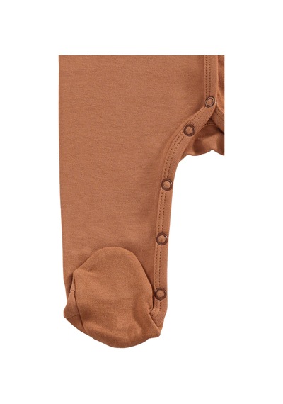 Tinylamb Honey Bear Unisex 3 Parça Hastane Çıkışı Takımı Organik Pamuk Yenidoğan Set Kiremit