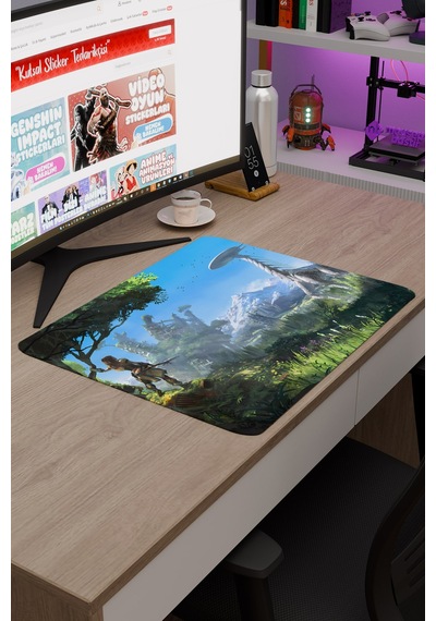 Horizon Zero Kaymaz Dikişli Kauçuk Oyuncu Mousepad V5 - 48x40 Xl Gaming Mouse Pad Fare Altlığı