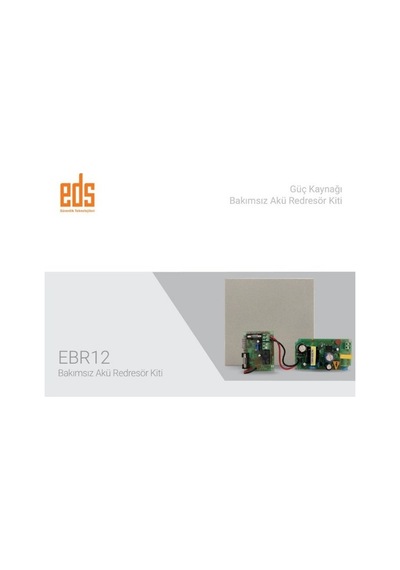 Eds Ebr-12m 12v Bakımsız Akü Redresör Kiti