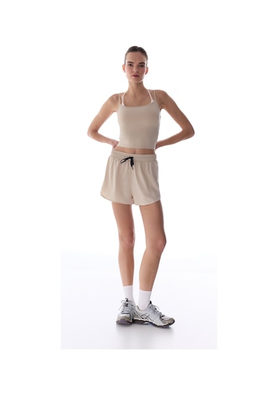 Penti Bej Layered Active Üst