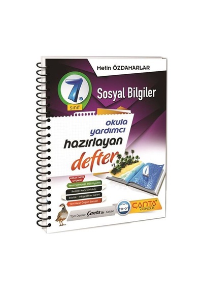 Çanta Yayınları 7. Sınıf Sosyal Bilgiler Kazandıran Defter
