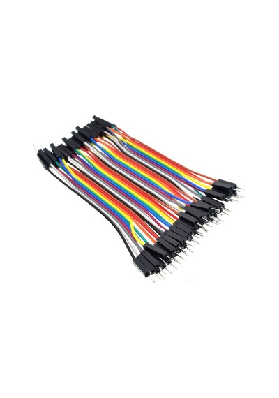 40 Adet Erkek-Erkek Jumper Kablo 20Cm