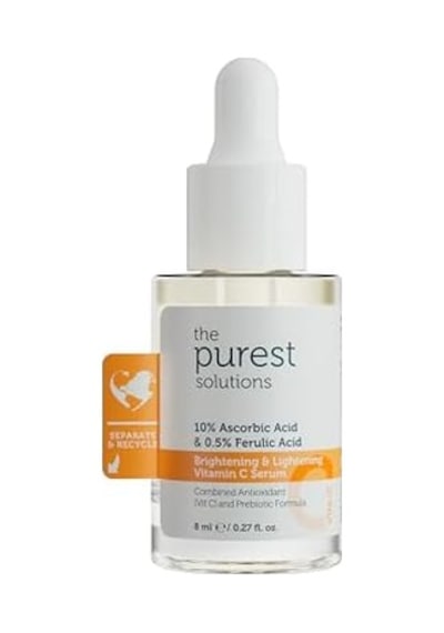 The Purest Solutions Aydınlatıcı Ve Cilt Tonu Eşitleyici C Vitamini Cilt Serumu, Seyahat Boy 8 Ml