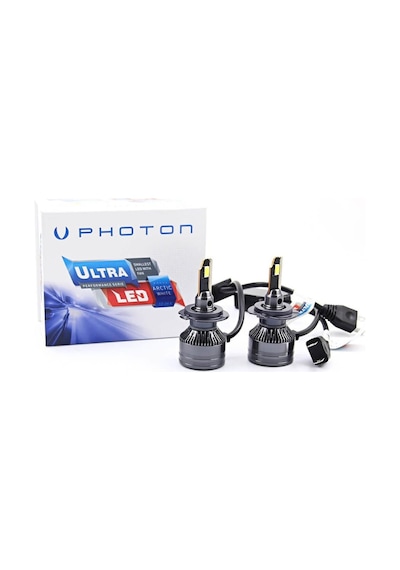Photon Ultra Serisi H7 19000 Lümen Güçlü Beyaz Led Far