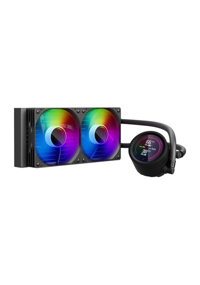Thunderstorm Ts4 240mm Siyah Argb Dijital Sıcaklık Göstergeli Am5, Am4 / Lga 1851, 1700 İ