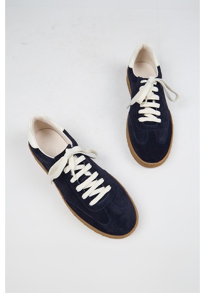 Krahe Palminteri 2 Erkek Hakiki Deri Bağcıklı Laci-ekru Sneakers