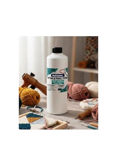 Hobialem Punch Ve Tufting Halı Tutkalı 500 Gr Şeffaflaşan Güçlü Esnek Panç Yapıştırıcı
