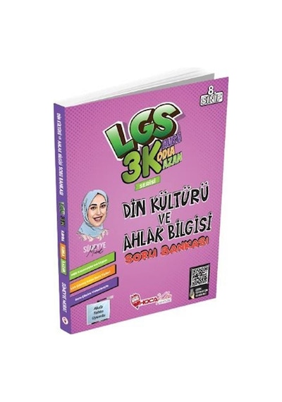 8. Sınıf LGS Din Kültürü ve Ahlak Bilgisi 3K Serisi Soru Bankası - Sümeyye Murat - Hoca Kafası Yayınları