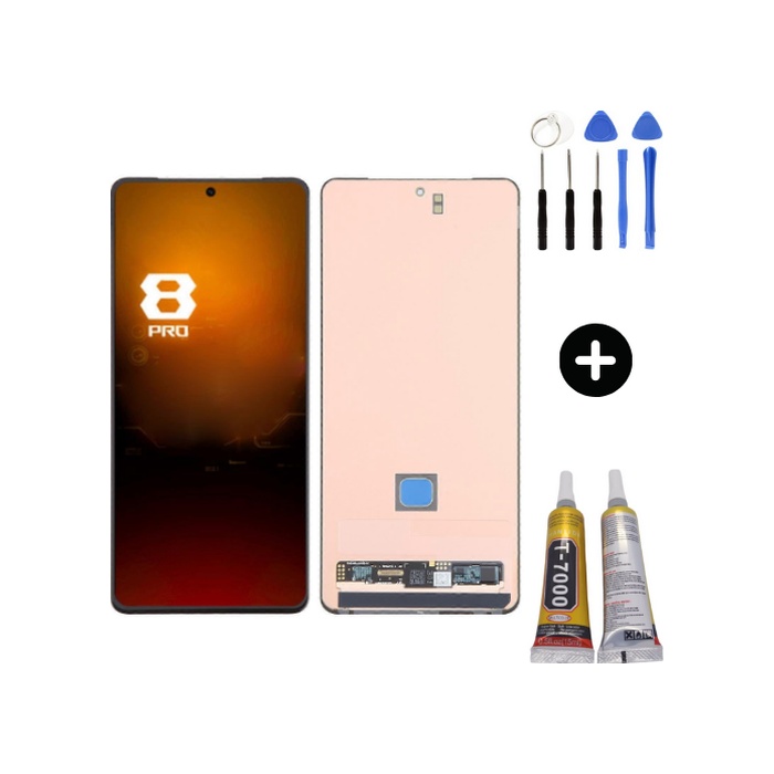 Asus Rog Phone 8 Pro Aı2401 Uyumlu Lcd Ekran Dokunmatik + Montaj Seti