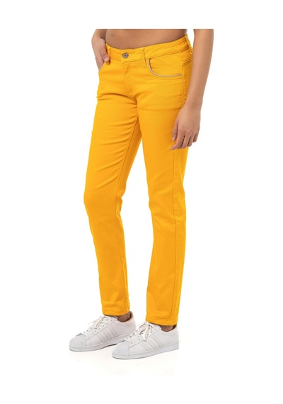 Cipo & Baxx Wd256b Slim Fit Normal Bel Bilek Boy Kadın Pantolon 001