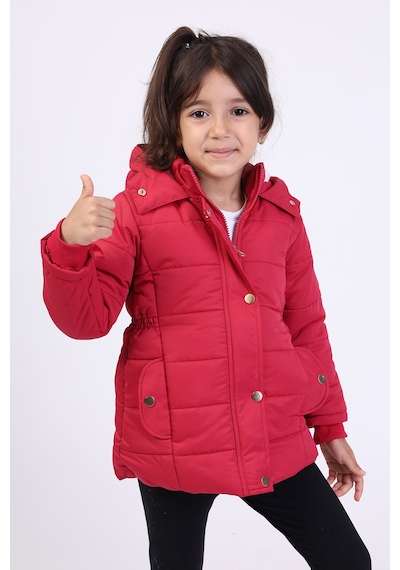 Toontoy Kız Çocuk Su İtici Kapüşonlu Fermuar Ve Çıtçıt Kapamalı Cepli Mont - İçi Suni Kürklü Bordo Toontoy Kız Çocuk Su İtici Kapüşonlu Fermuar Ve Çıtçıt Kapamalı Cepli Mont - İçi Suni Kürklü Bordo