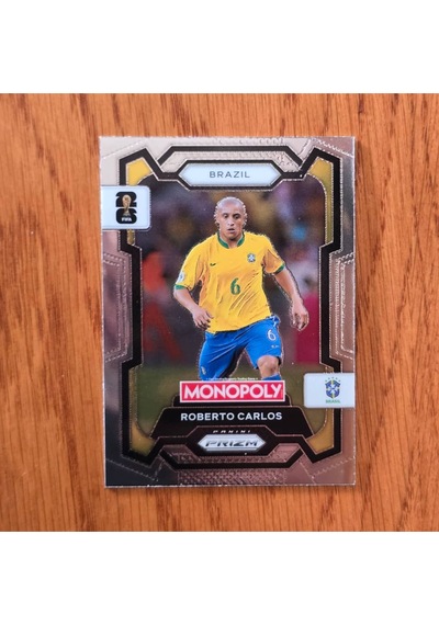 Prizm Monopoly Roberto Carlos No. 17 Lisanlı Oyun Kartları - Silver