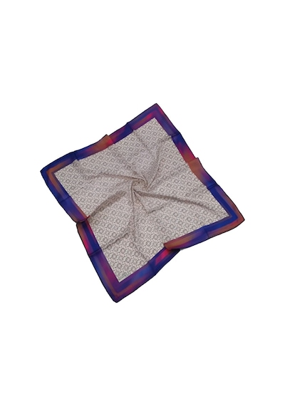 Mim Eşarp Mısırlı Eşarpları Cocoon Sport Twill Eşarp Krem - Mor
