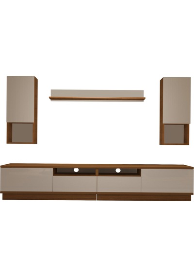 Decoraktiv Trendstyle 5220das Mdf Tv Ünitesi Tv Sehpası - Ceviz Beyaz Ahşap - Beyaz Decoraktiv Trendstyle 5220das Mdf Tv Ünitesi Tv Sehpası - Ceviz Beyaz Ahşap - Beyaz