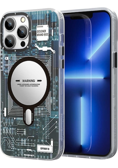 Youngkit Apple Uyumlu iPhone 13 Pro Max Kılıf YoungKit Technology Serisi Kapak ZORE-267428