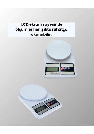 Ers Lcd Ekranlı Kompakt Dijital Terazi Gram Ve Ons Ölçüm