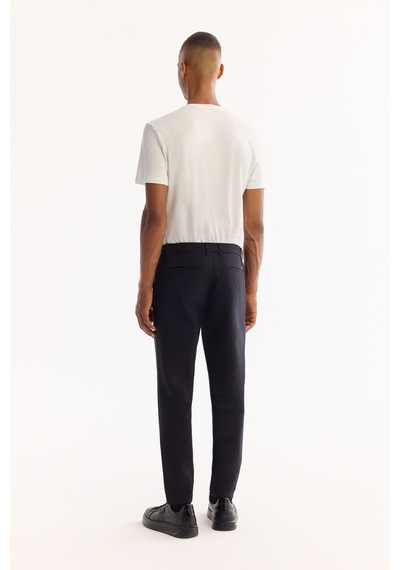 Avva Erkek Siyah Yanı Lastikli Hızlı Kuruyan Kırışmaz Slim Fit Pantolon A52y3077 Avva Erkek Siyah Yanı Lastikli Hızlı Kuruyan Kırışmaz Slim Fit Pantolon A52y3077