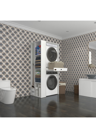 Kenzlife Çamaşır-Kurutma Makinesi Dolabı Bacce Sol Byz 187 090 60 Çekmeceli Banyo Çok Renkli Kenzlife Çamaşır-Kurutma Makinesi Dolabı Bacce Sol Byz 187 090 60 Çekmeceli Banyo Çok Renkli