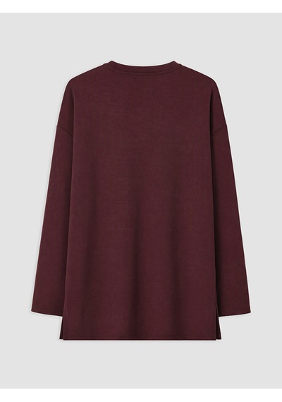 Lcw Everyday Mürdüm Bisiklet Yaka Soft Touch Kadın Tunik
