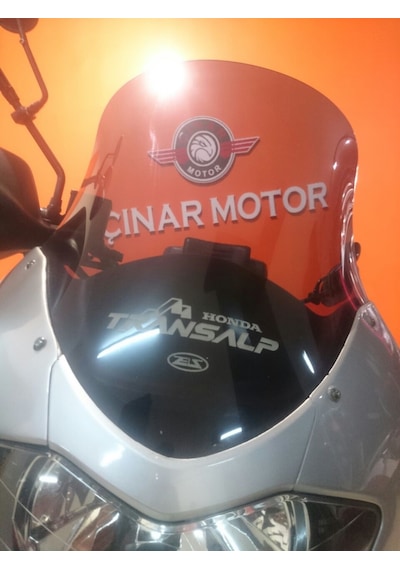 Honda Transalp Xl650 Uzun Cam Koyu Füme Zeus 50Cm 4Mm