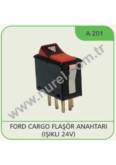 FLASOR ANAHTARI ISIKLI 24V FORD CARGO NUREL A 201 OEM-