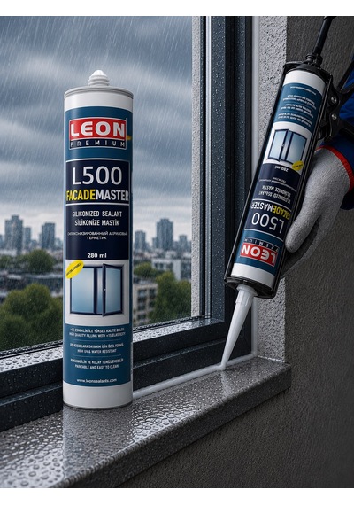 Yağmura Dayanıklı Silikonize Mastik 280 Ml Beyaz - Şeffaf
