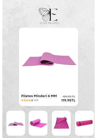 Evde Pilates Deneyimini Yükseltin: Tüm İhtiyaçlarınızı Karşılayan Pilates Seti Beyaz - Pembe