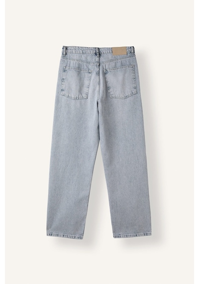 Defacto %100 Pamuk Baggy Fit Jean Pantolon H2969ax26aunm39 Mavi-nm39