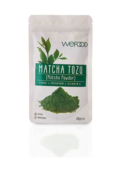 Wefood Matcha Tozu Glütensiz Vegan Katkısız 50 Gr