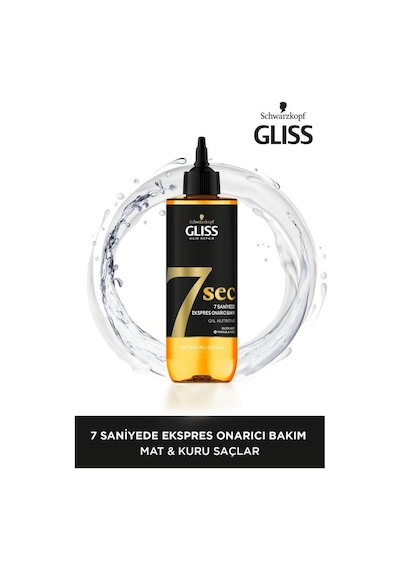 Schwarzkopf Gliss Oil Nutritive Sıvı Saç Bakım Kremi 200 ML