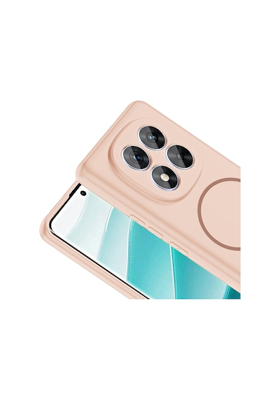 Xiaomi Redmi Note 14 Pro 4g Kılıf Magsafe Destekli Kamera Korumalı Yumuşak Silikon Celikaksesuar Mürdüm