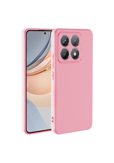 Xiaomi 14t Kılıf Yumuşak Silikon Kamera Korumalı Lansman Pazarplus Pembe