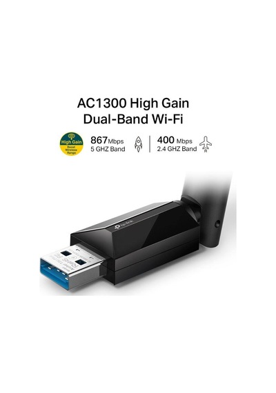 Archer T3u Plus 1300mbps Kablosuz Dual Band Usb Adaptor