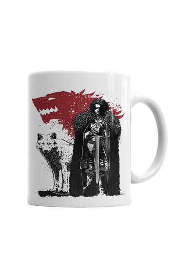 Jon And Ghost Kupa Bardak Porselen Karışık
