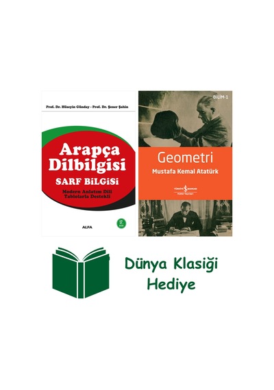 Arapça Dilbilgisi Sarf Bilgisi + Geometri + Dünya Klasiği Hediye