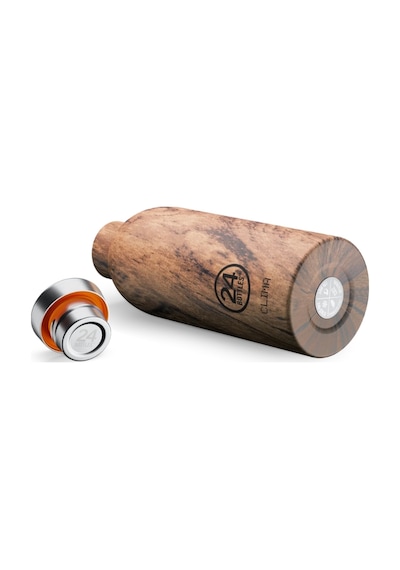 Clima Bottle Wood Sequoia Paslanmaz Çelik Termos 500 Ml Kahverengi