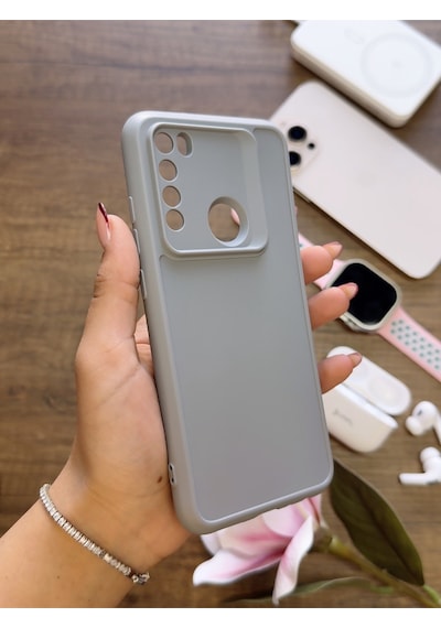 Redmi Note 8 Uyumlu Kamera Korumalı Darbeye Dayanıklı Renk Atmayan Keep Silikon Kılıf Gri